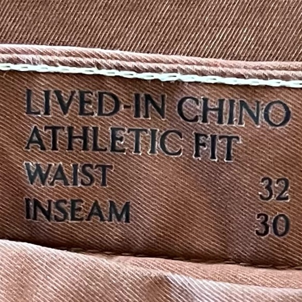 Banana Republic Men's Brown Chino Khakis Pants 32x30 - Picture 4 of 4